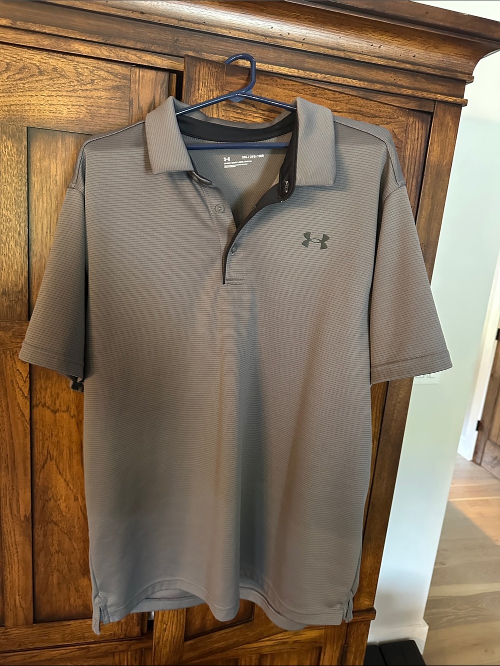 Under Armour Men's Heather Gray Performance Polo